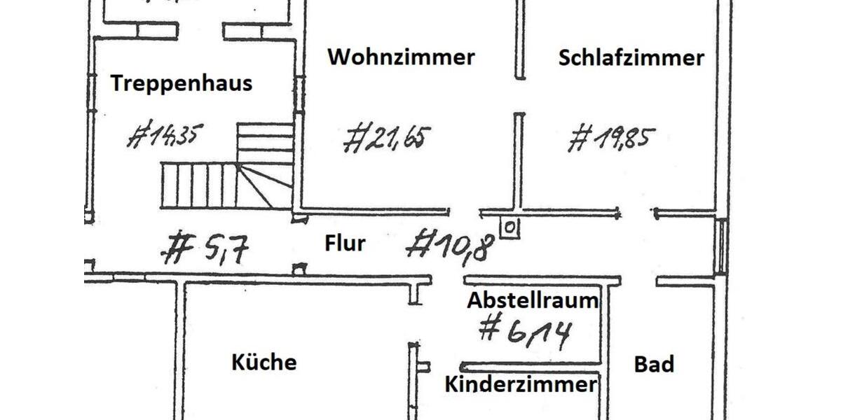 Etagenwohnung Diesdorf - 3.5 Zimmer, 97 m&sup2;, 420&euro; | Angebot:25843384