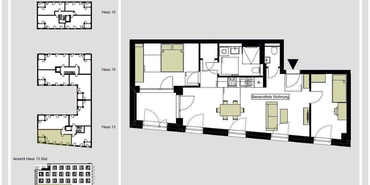 Zimmer Nürnberg Zerzabelshof - 3 Zimmer, 72 m&sup2;, 1.294&euro; | Angebot:26162808
