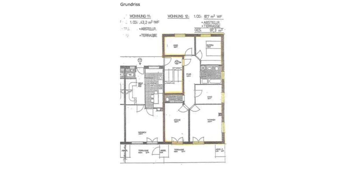Etagenwohnung Diedorf - 4 Zimmer, 88 m&sup2;, 880&euro; | Angebot:24865803