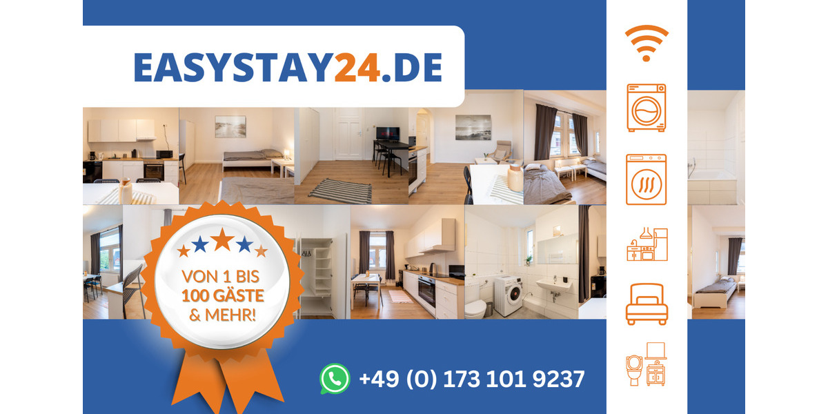 Easystay24 - Monteurwohnungen in Duisburg und Umgebung 3 zimmer