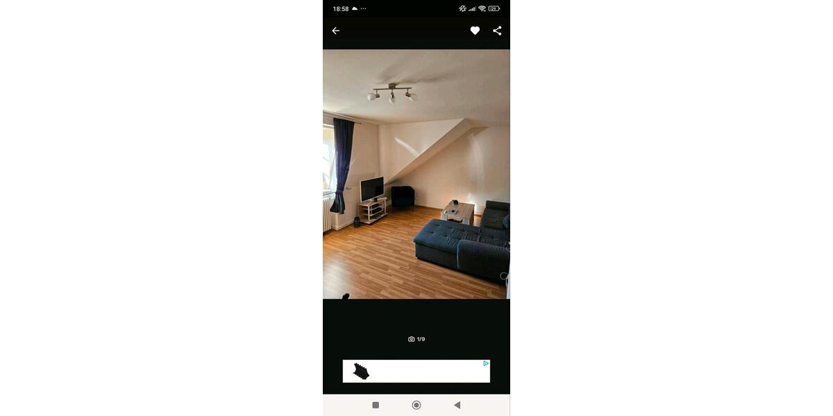 Dachgeschoßwohnung Mönchengladbach - 2 Zimmer, 63 m&sup2;, 760&euro; | Angebot:26449093