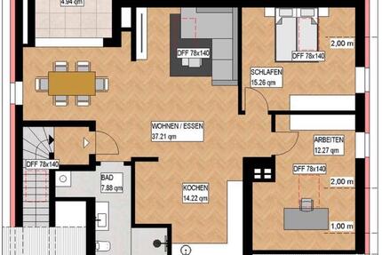 Hochwertig kernsanierte 3-Zimmer Wohnung mit Dachterrasse 3 zimmer