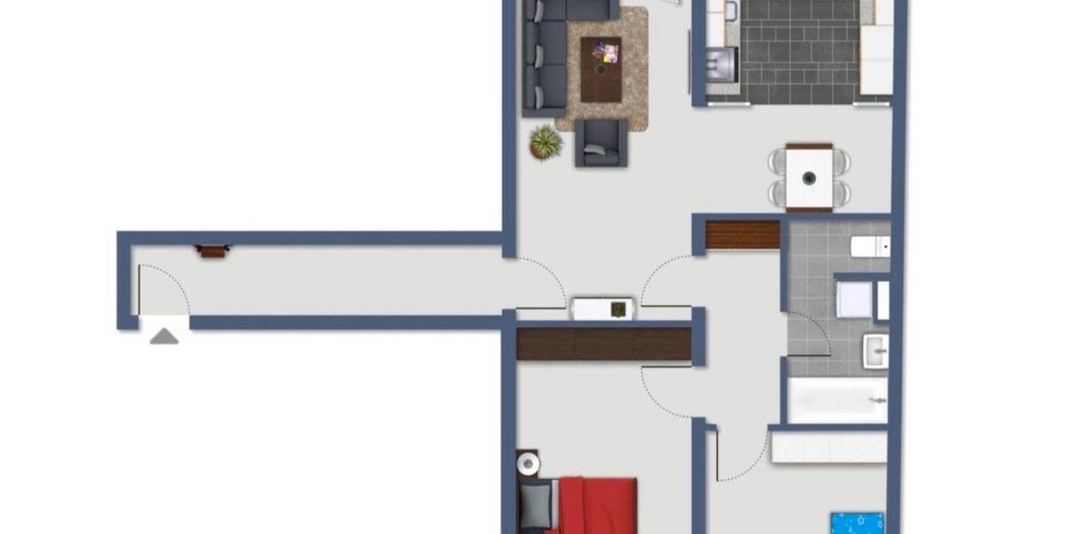 Etagenwohnung Saarbrücken West - 3 Zimmer, 76 m&sup2;, 800&euro; | Angebot:26042557