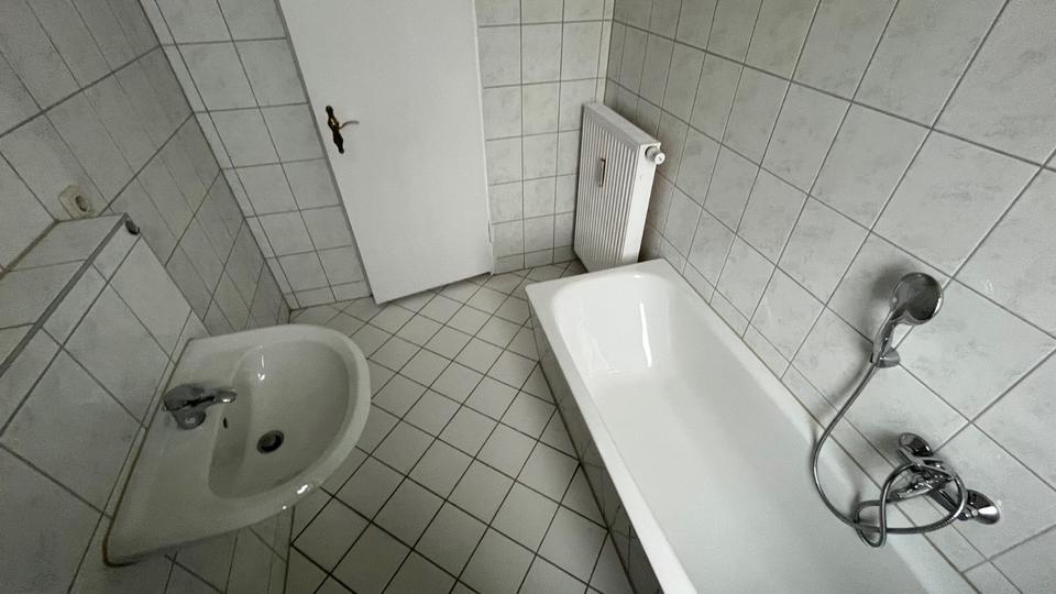 niedliche Single-Whg. mit Wanne in Hochparterre 1 zimmer