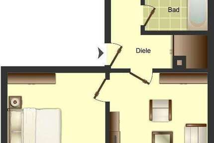 Wohnung zum Mieten in Ratingen 577 € 54.93 m²