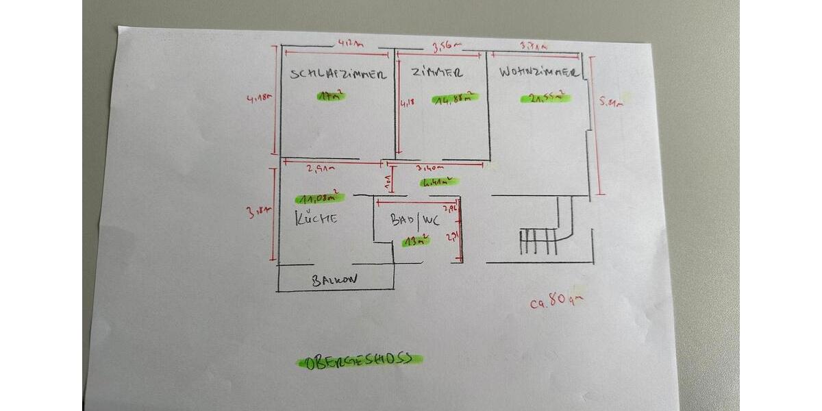 Etagenwohnung Seelze - 1 Zimmer, 82 m&sup2;, 1.190&euro; | Angebot:25046291