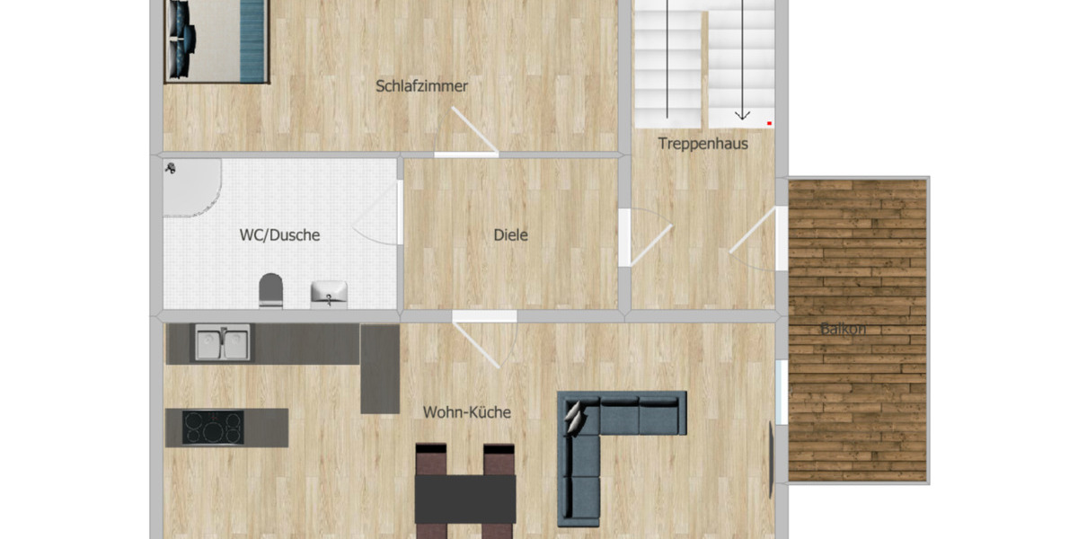 Maisonettenwohnung Lohr am Main - 4.5 Zimmer, 100 m&sup2;, 1.000&euro; | Angebot:24863642