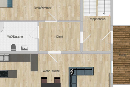 Wohnung Lohr am Main - 4.5 Zimmer, 100 m&sup2;, 1.000&euro; | Angebot:24863642