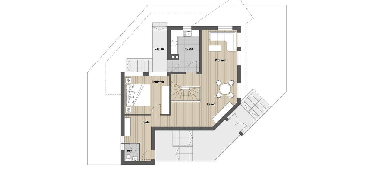 Etagenwohnung Gaggenau - 2 Zimmer, 90 m&sup2;, 1.150&euro; | Angebot:26427062