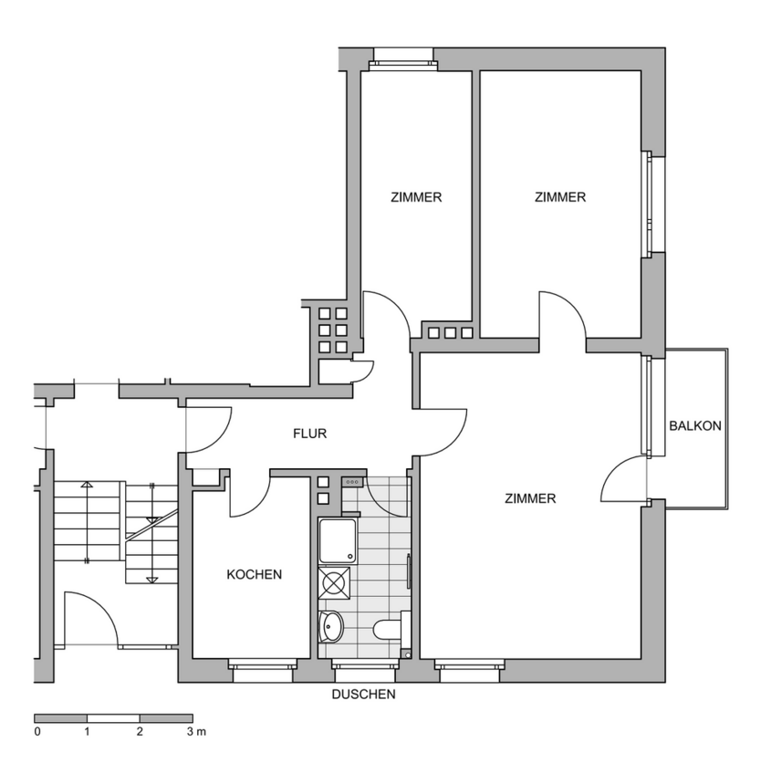 Wohnung zum Mieten in Hildesheim 505 € 72.17 m²