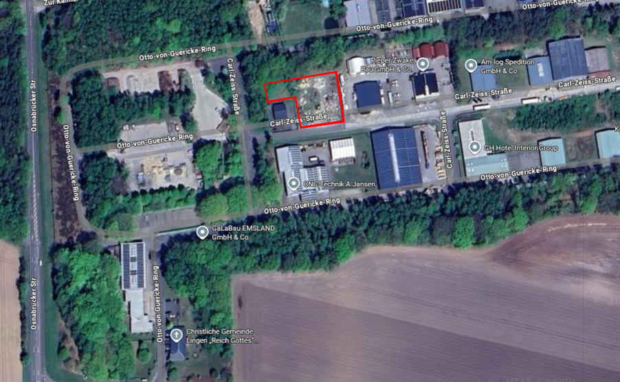 Neubau Gewerbehallen mit ca. 130 m²