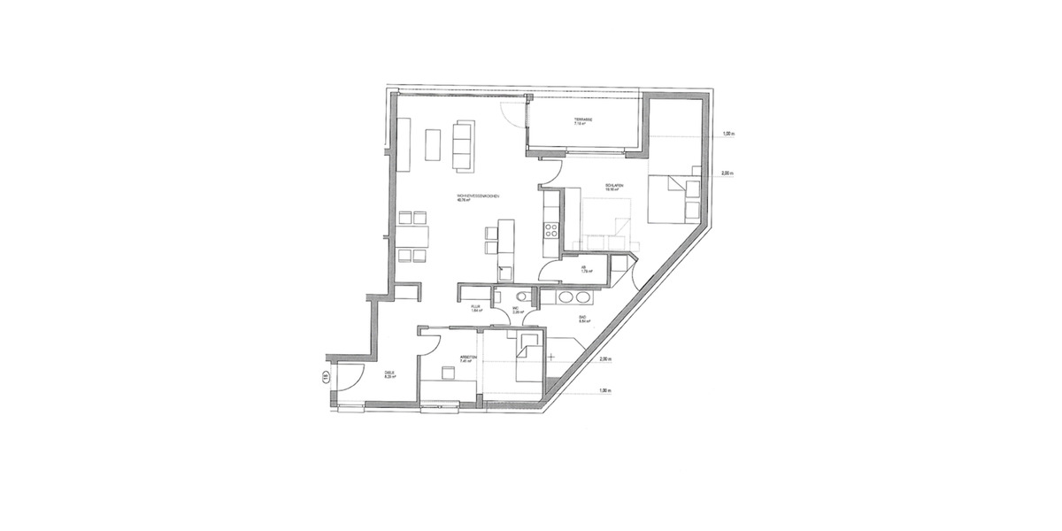 Dachgeschoßwohnung Weiden in der Oberpfalz - 3 Zimmer, 95 m&sup2;, 1.350&euro; | Angebot:24781194