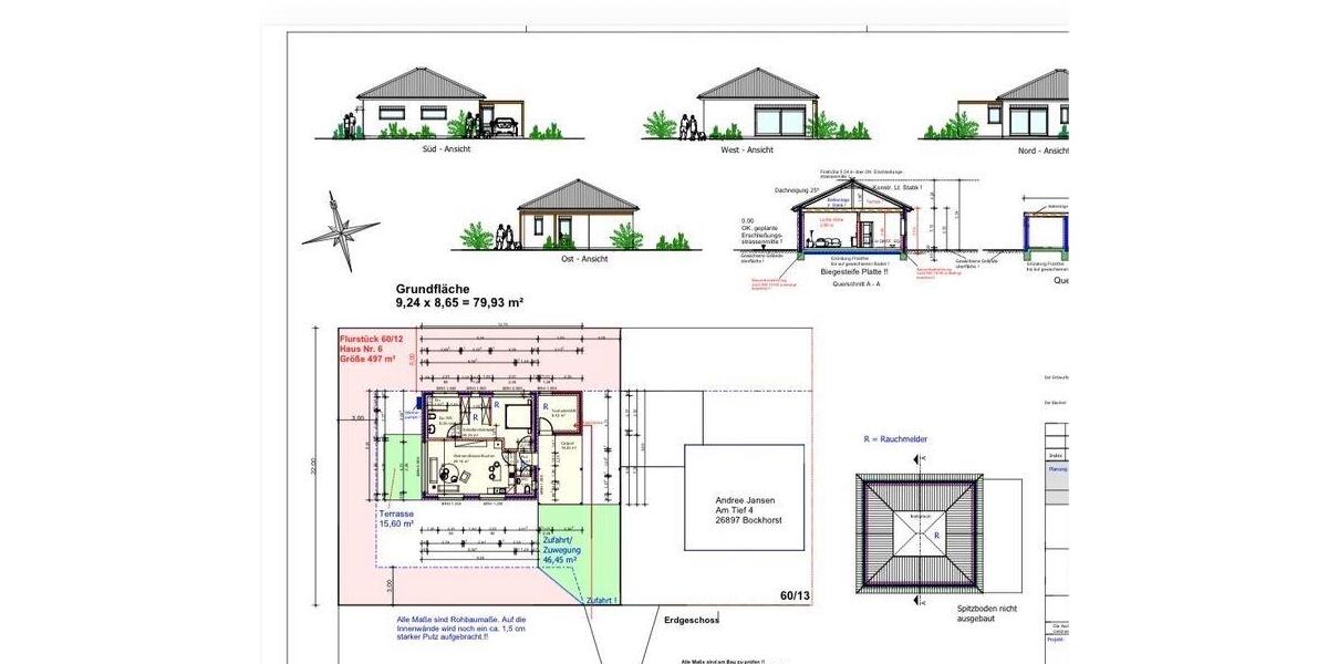 Bungalow Esterwegen - 2 Zimmer, 80 m&sup2;, 850&euro; | Angebot:24933862