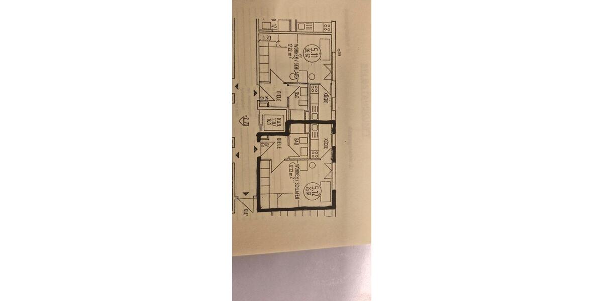 Etagenwohnung Freiburg im Breisgau Betzenhausen - 1 Zimmer, 27 m&sup2;, 590&euro; | Angebot:26039963
