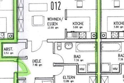 Wohnung Grenzach-Wyhlen Wyhlen - 3 Zimmer, 73 m&sup2;, 745&euro; | Angebot:25608434