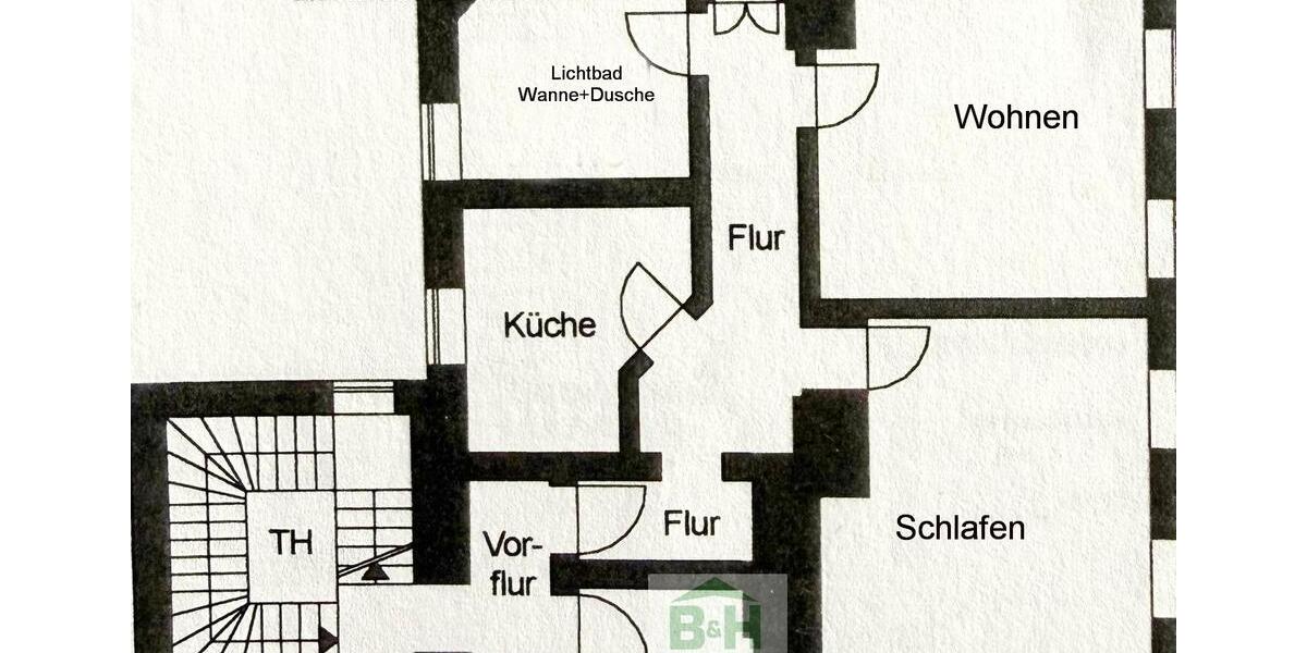Etagenwohnung Sandersdorf-Brehna Brehna - 2 Zimmer, 60 m&sup2;, 360&euro; | Angebot:26042211