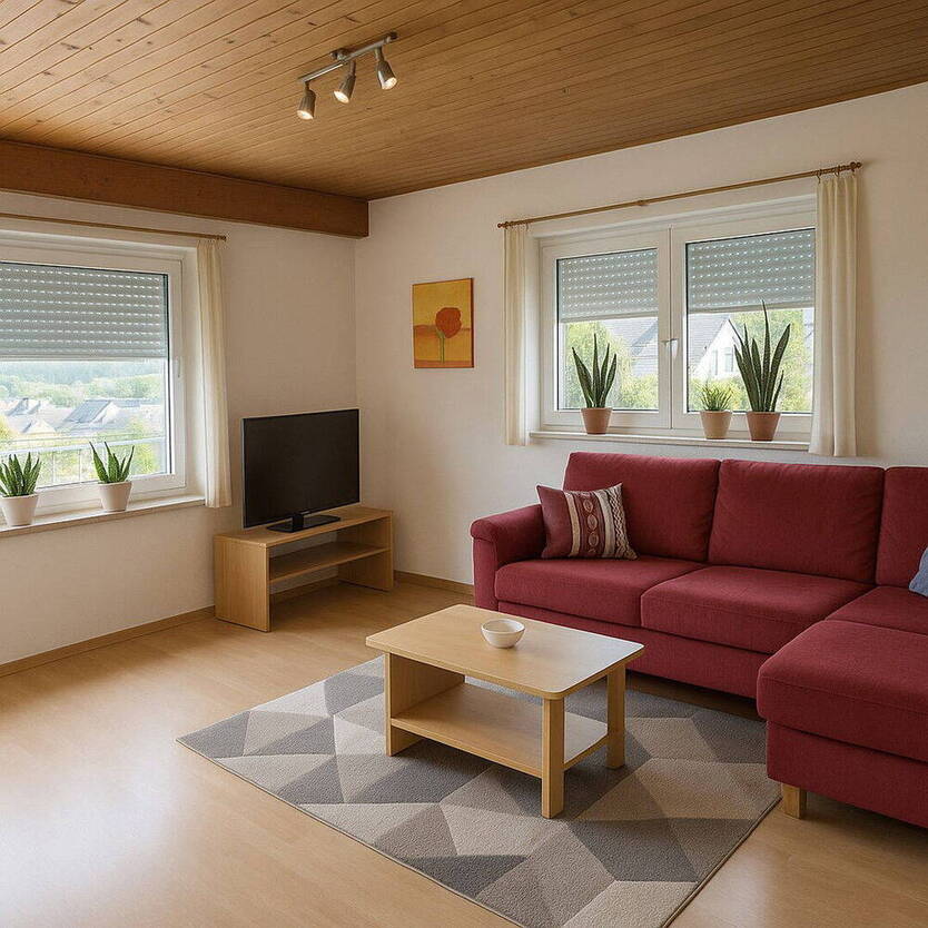 Frisch renoviert 3 Zimmer, Balkon & Naturblick in Ortenberg-Lißberg zu vermieten