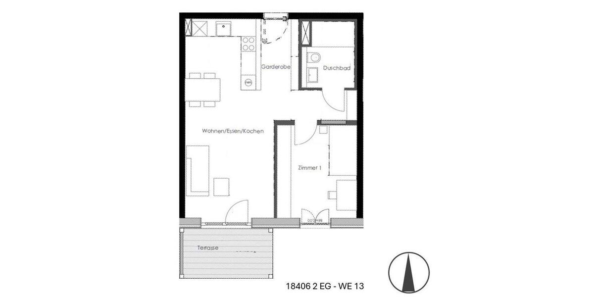 Erdgeschoßwohnung Waiblingen - 2 Zimmer, 56 m&sup2;, 800&euro; | Angebot:26535221