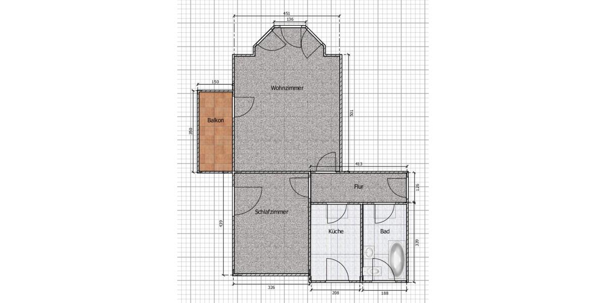 Etagenwohnung Bördeland - 2 Zimmer, 61 m&sup2;, 515&euro; | Angebot:24700327
