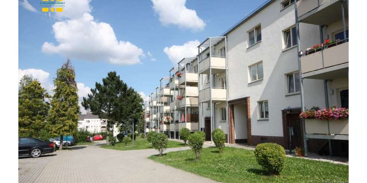 Etagenwohnung Chemnitz Gablenz - 2 Zimmer, 53 m&sup2;, 350&euro; | Angebot:25288803