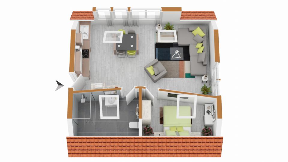 Etagenwohnung Oberrot - 2 Zimmer, 60 m&sup2;, 800&euro; | Angebot:26461024