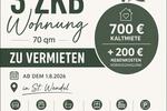 Hochparterre Sankt Wendel - 3 Zimmer, 70 m&sup2;, 700&euro; | Angebot:26554504