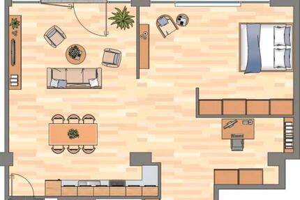 Wohnung Bremen Hemelingen - 1 Zimmer, 102 m&sup2;, 1.381&euro; | Angebot:25086834