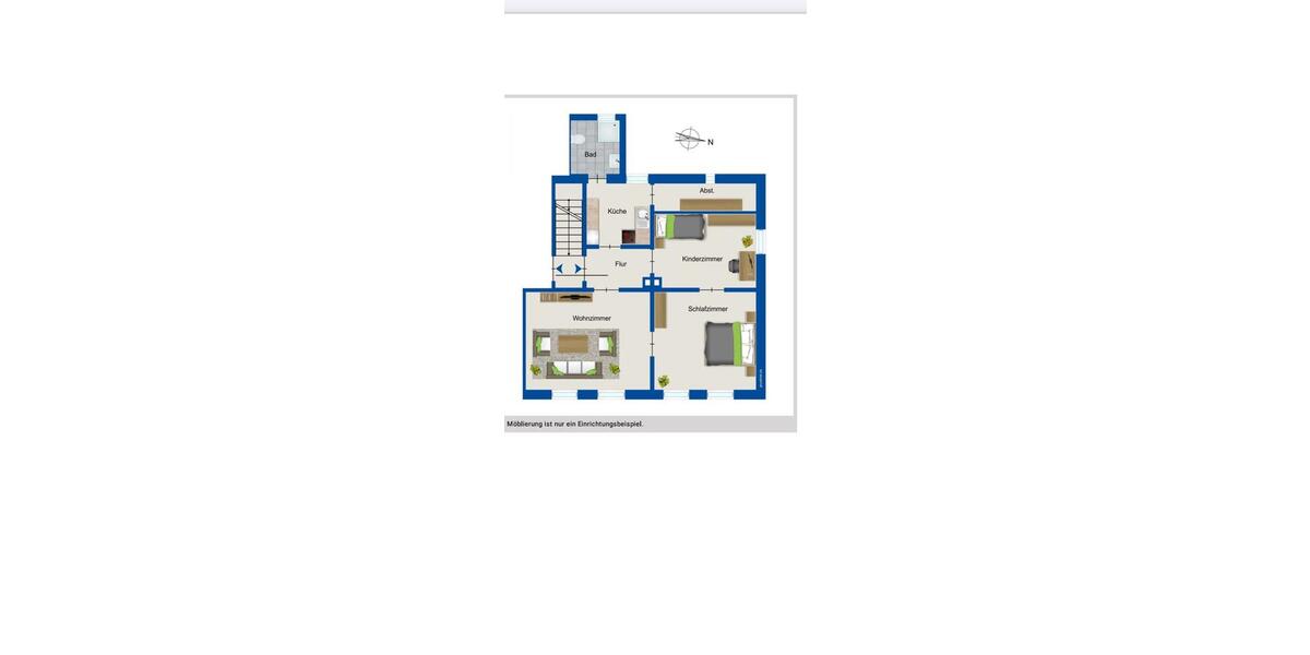 Dachgeschoßwohnung Büdelsdorf - 3 Zimmer, 70 m&sup2;, 630&euro; | Angebot:26261816