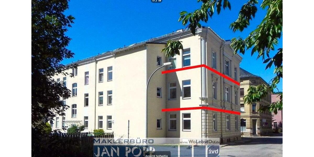 Etagenwohnung Greiz - 3 Zimmer, 90 m&sup2;, 450&euro; | Angebot:26613457