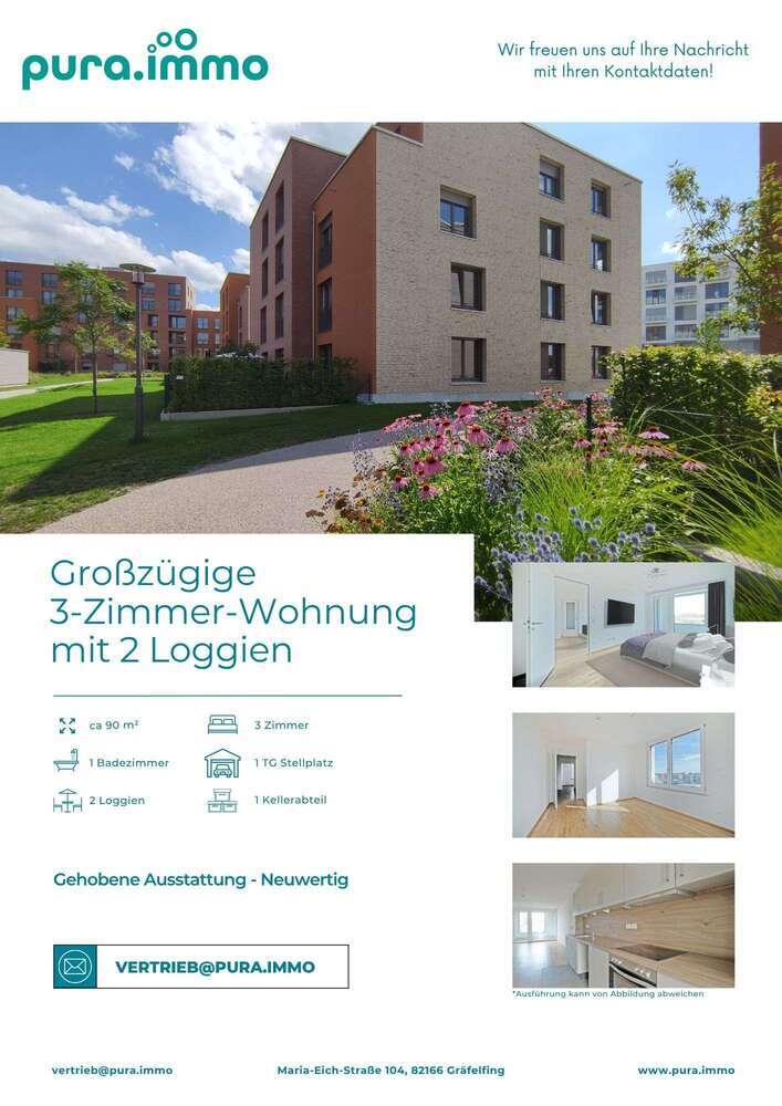 Wohnung zum Mieten in München 1.540 € 90 m²