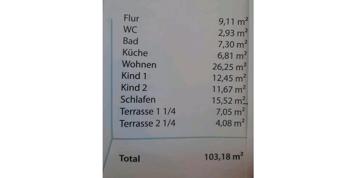 Erdgeschoßwohnung Waldkraiburg - 4 Zimmer, 103 m&sup2;, 1.390&euro; | Angebot:26050549