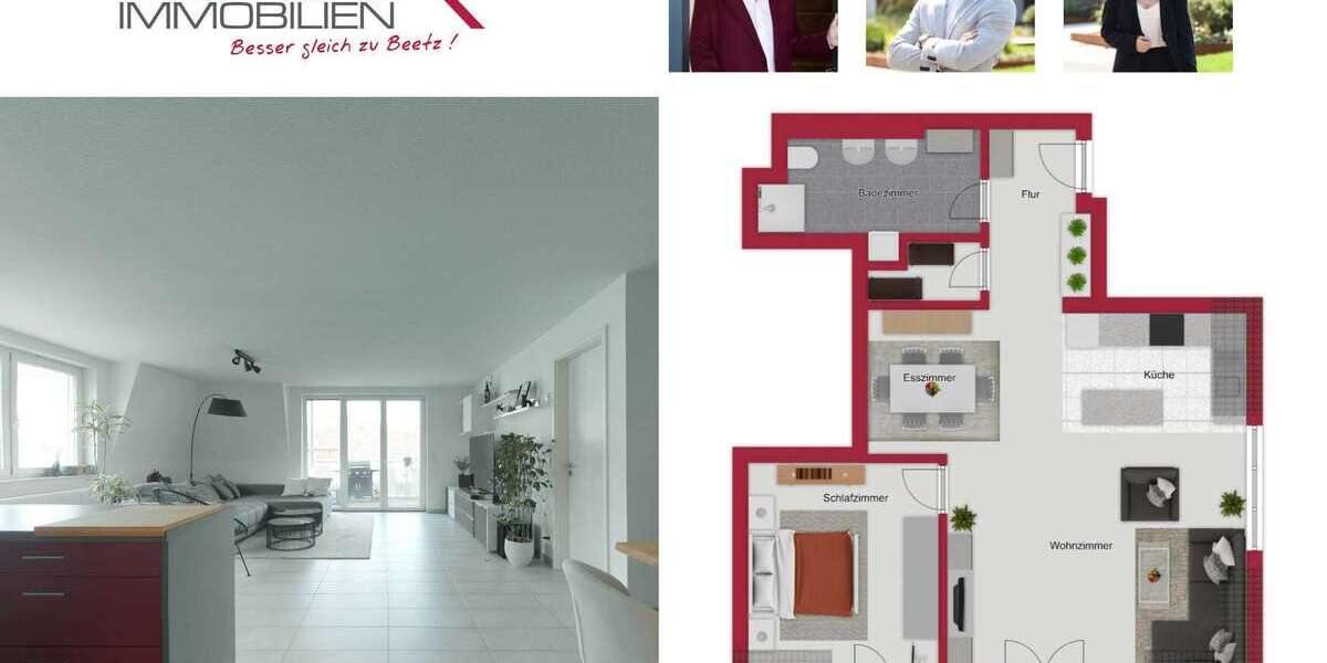 Wohnung zum Mieten in Sinsheim 840 € 82 m² 2 zimmer