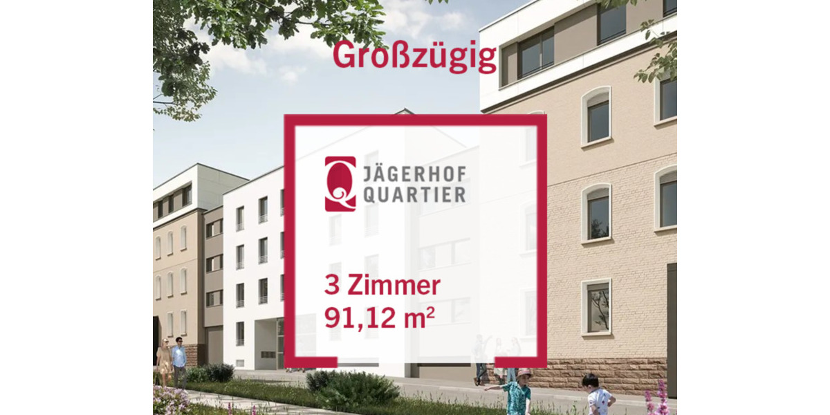 Großzügig: schöne 3-Zimmer-Wohnung mit Balkon 3 zimmer
