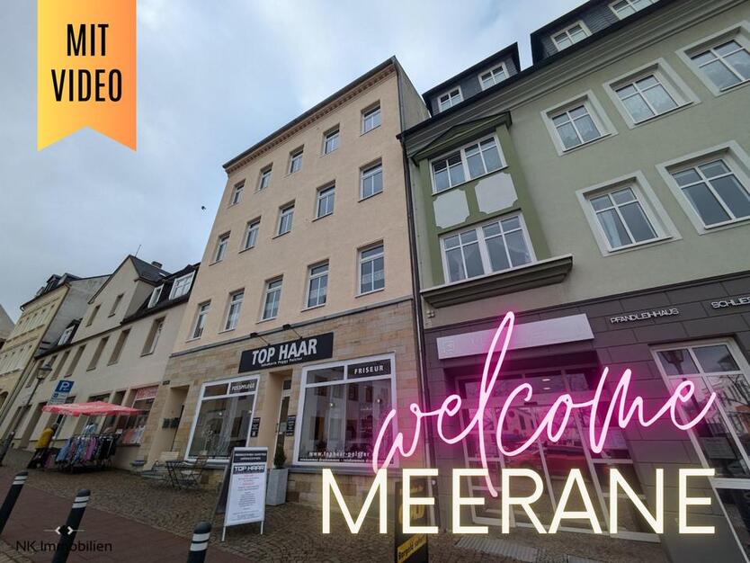 ++ attraktive, renovierte 3-Raum Wohnung - in zentraler Lage, direkt am Markt in Meerane ++