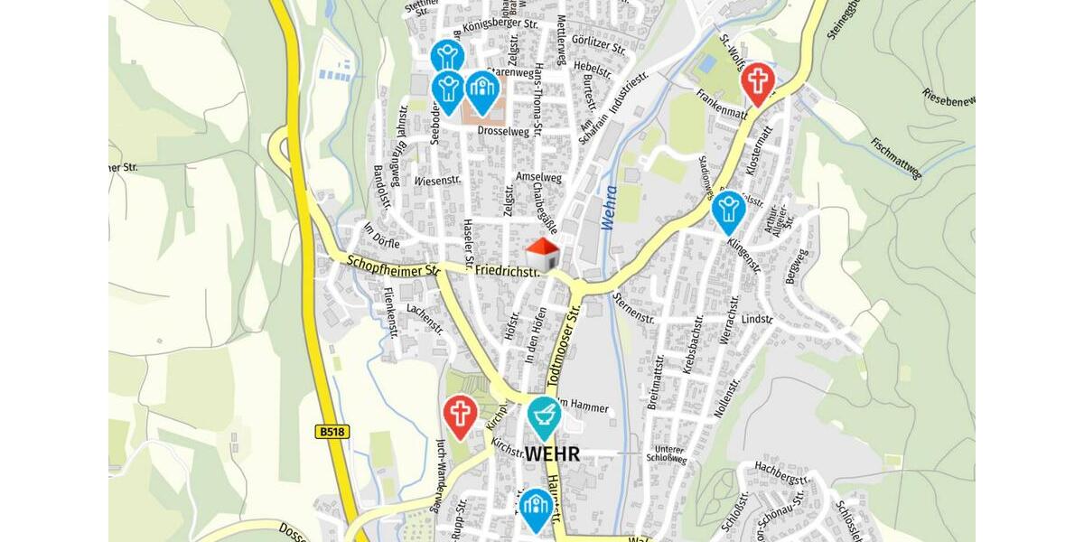 Einfamilienhaus Wehr - 4 Zimmer, 150 m&sup2;, 1.900&euro; | Angebot:26646511