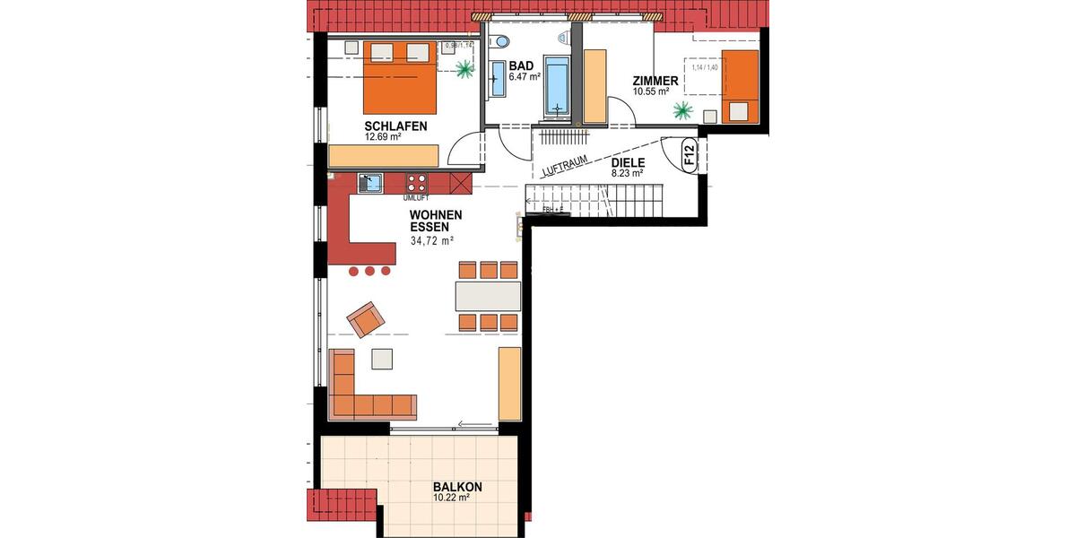 Maisonettenwohnung Schwäbisch Hall - 4.5 Zimmer, 107 m&sup2;, 1.490&euro; | Angebot:26567999