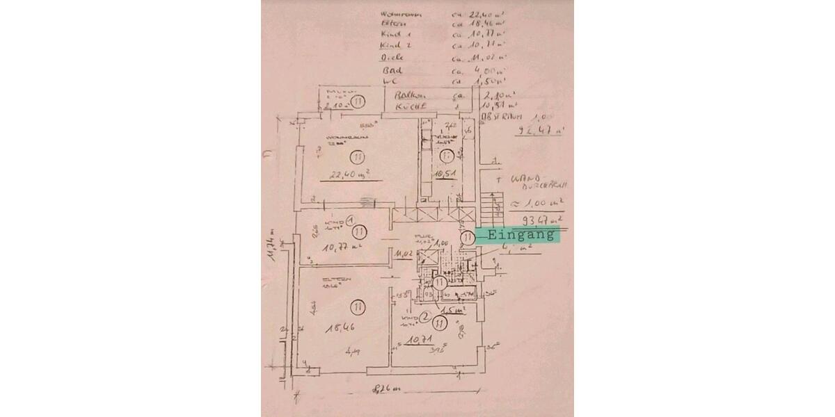 Hochparterre Krefeld Gartenstadt - 3 Zimmer, 96 m&sup2;, 1.450&euro; | Angebot:25974960