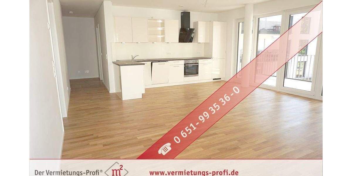 Etagenwohnung Trier Trier-Nord - 3 Zimmer, 93 m&sup2;, 1.295&euro; | Angebot:25154770