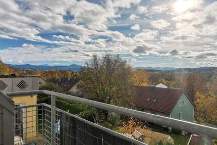 Sonnige, vollmöbilierte 3 Zimmer-Wohnung mit Süd-Balkon - Bergblick und Blick über Kempten! 3 zimmer