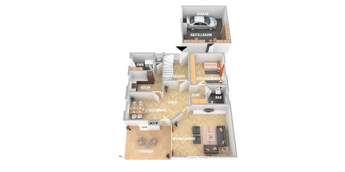 Wohnhaus mit 6 Schlafplätze NUR zur Zwischenmiete 5 zimmer