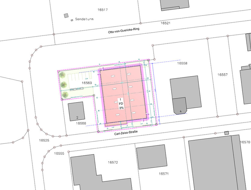 Neubau Gewerbehallen mit ca. 130 m²