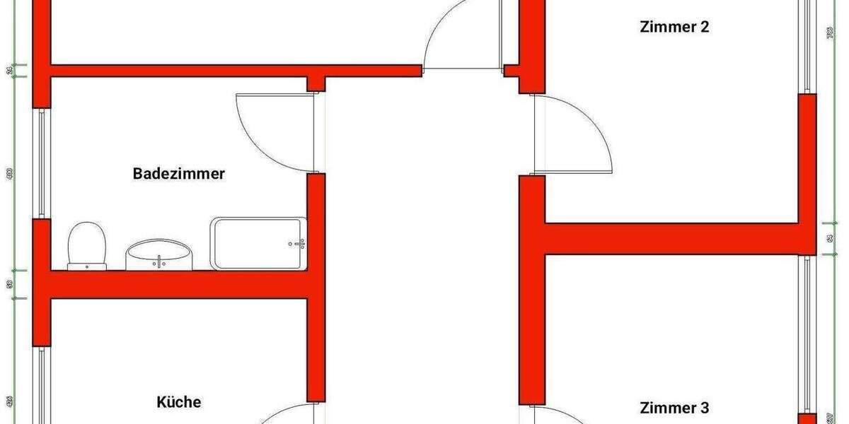 Etagenwohnung Johanngeorgenstadt - 3 Zimmer, 65 m&sup2;, 360&euro; | Angebot:26389545