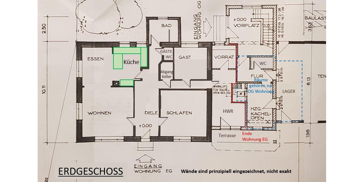 Etagenwohnung Dischingen - 5 Zimmer, 172 m&sup2;, 1.620&euro; | Angebot:26030762