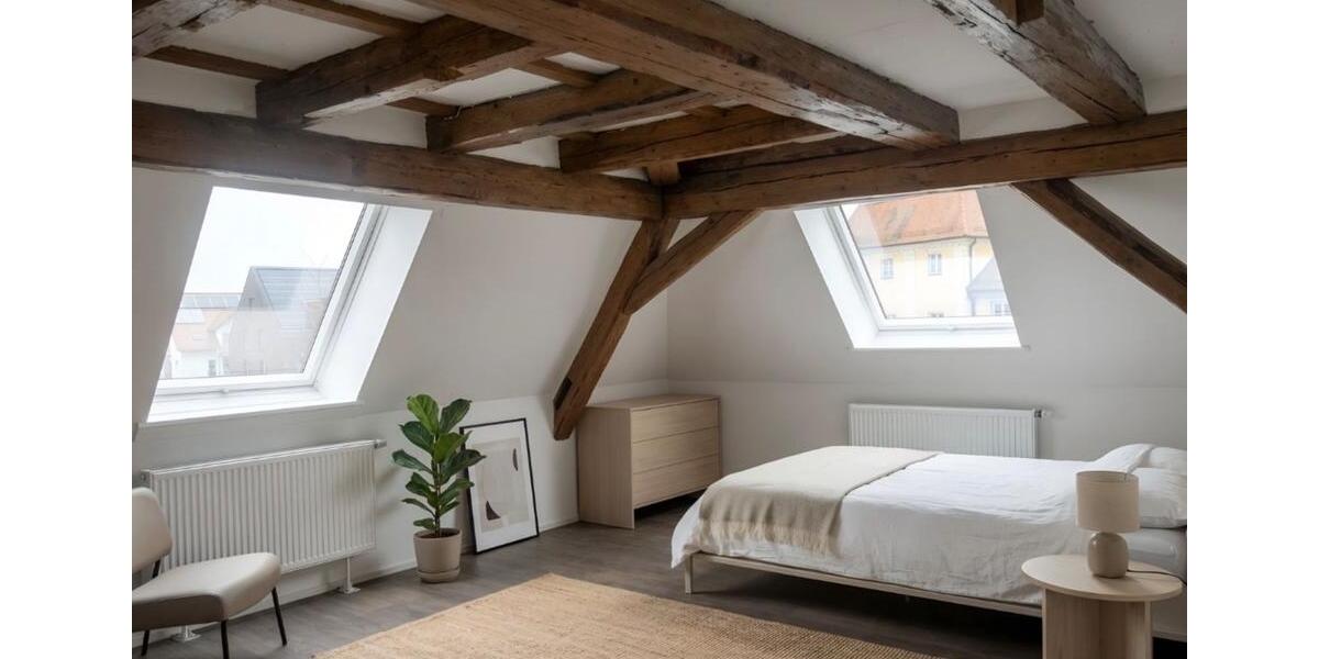 Dachgeschoßwohnung Bad Schussenried - 3.5 Zimmer, 88 m&sup2;, 1.100&euro; | Angebot:25964347