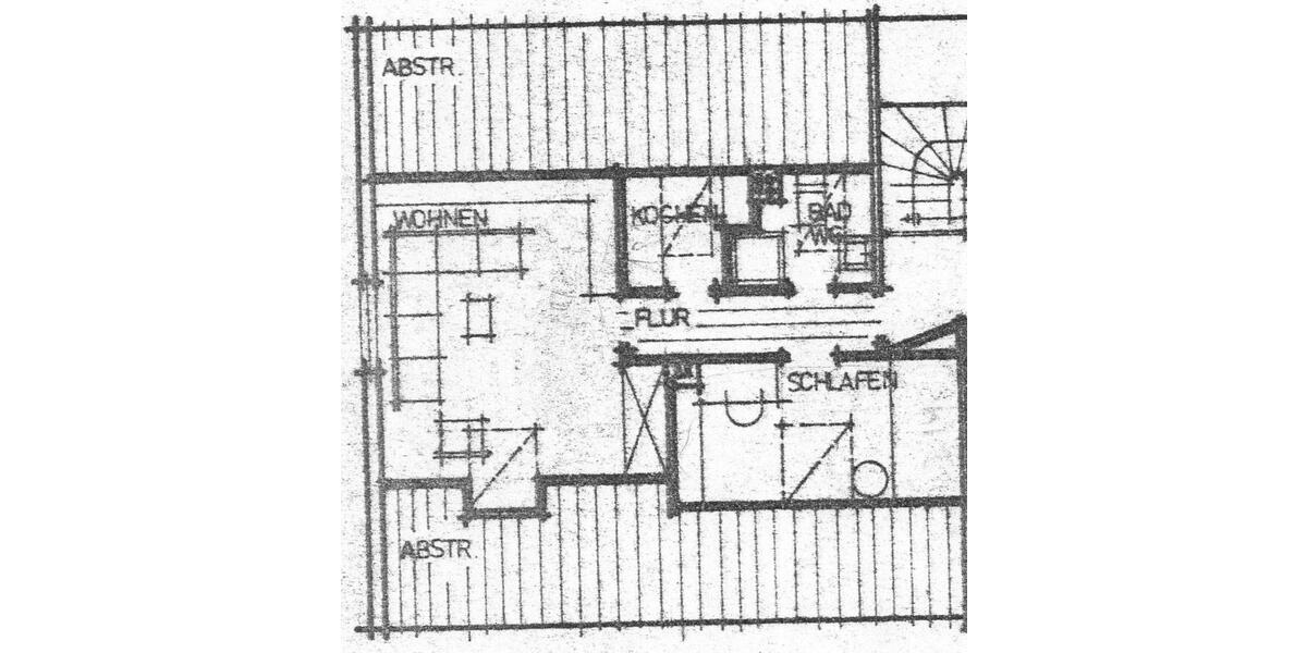 Dachgeschoßwohnung Plochingen - 2 Zimmer, 35 m&sup2;, 550&euro; | Angebot:26039064