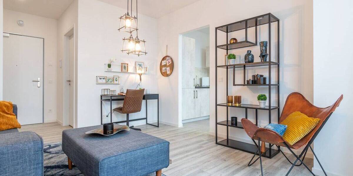 Etagenwohnung Frankfurt am Main Schwanheim - 2 Zimmer, 47 m&sup2;, 829&euro; | Angebot:26107452