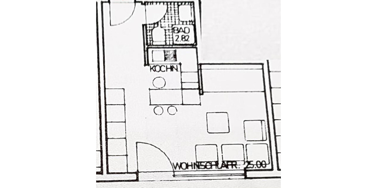 Etagenwohnung Olching - 1 Zimmer, 32 m&sup2;, 878&euro; | Angebot:25948021