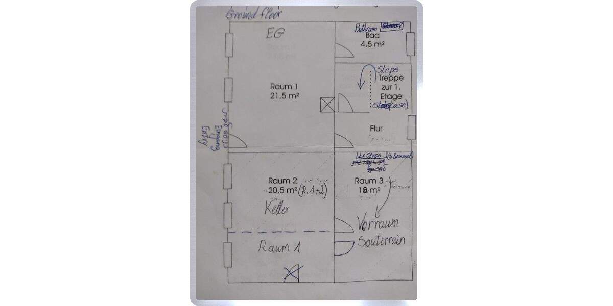 Reihenmittelhaus Mittweida - 5 Zimmer, 150 m&sup2;, 1.100&euro; | Angebot:23462441