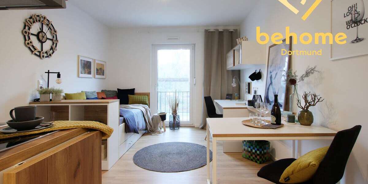 Etagenwohnung Dortmund Innenstadt West - 1 Zimmer, 22 m&sup2;, 469&euro; | Angebot:27275596