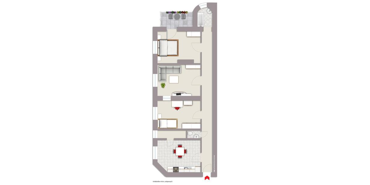 Etagenwohnung Koblenz - 3 Zimmer, 91 m&sup2;, 1.050&euro; | Angebot:26632749